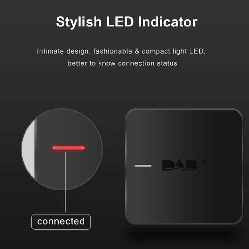 Универсальный Приемник для цифровой аудиовещания 5 В USB Type-C порт DAB Plus