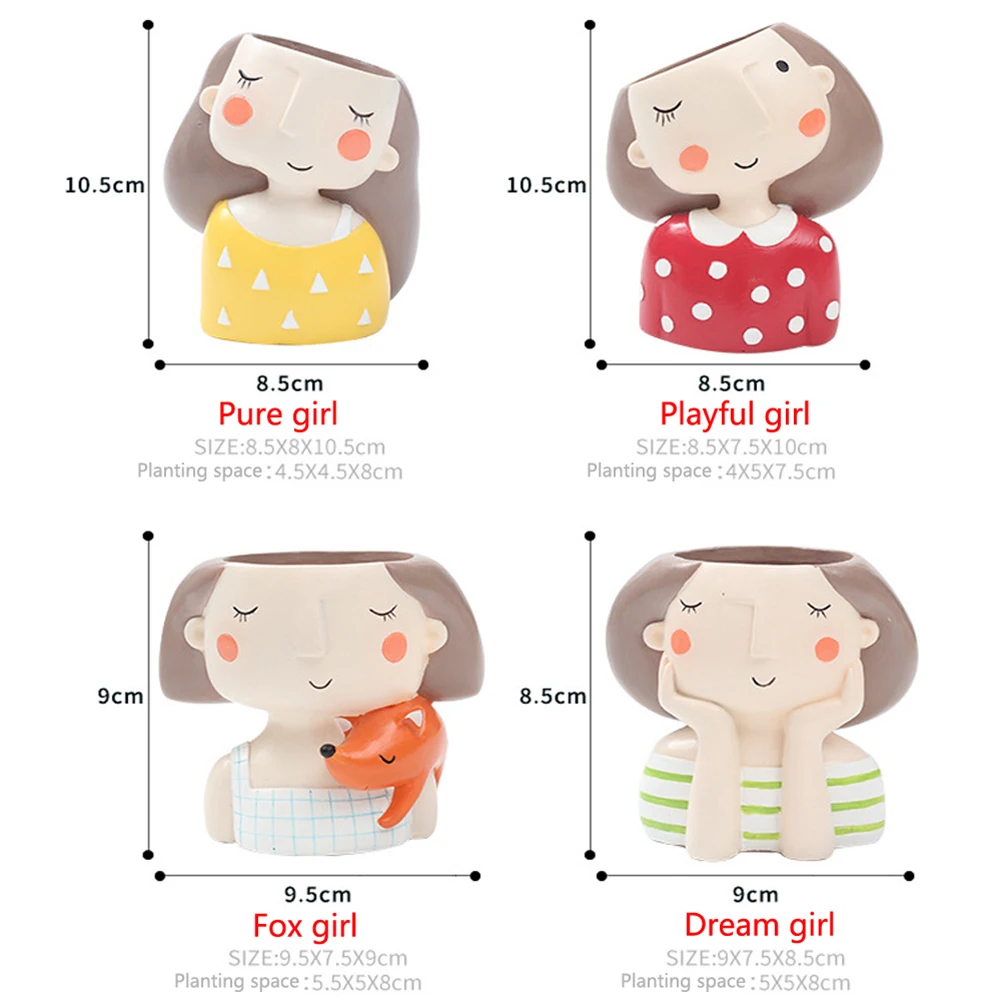 Прочный горшок для растений силиконовые формы мальчиков и формочка в виде
