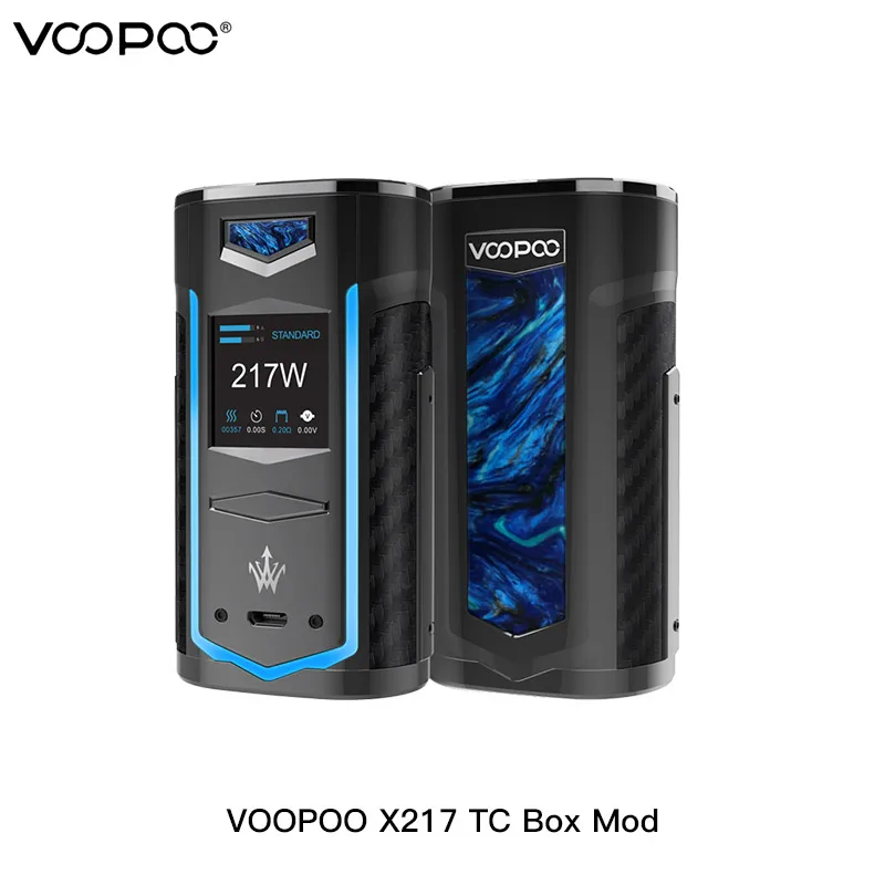 VOOPOO X217 TC бокс мод 21700 Vape 217W GENE.FIT чип TFT экран питается от 20700/18650 батареи испаритель