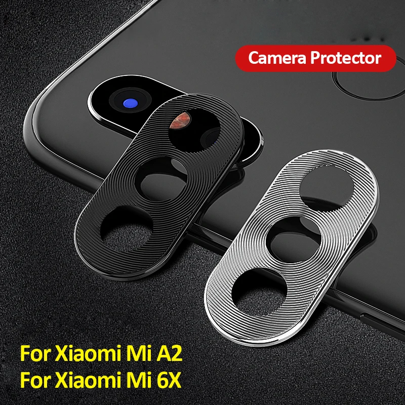 Защитная пленка для объектива камеры Xiaomi Mi A2 металлическая алюминиевая защитная