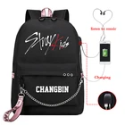 Рюкзак Mochila Kpop для девочек-подростков, женские школьные ранцы, повседневный дорожный ранец для ноутбука с Usb-зарядкой