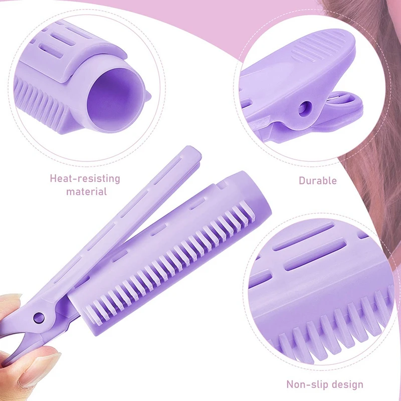 6 шт. натуральные пушистые щипцы для завивки волос волос|Щипцы завивки| |