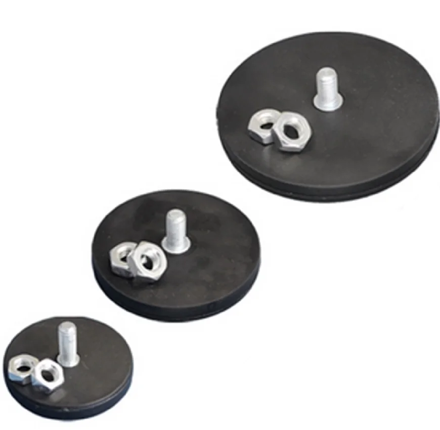 1 шт. неодимовое магнитное основание с резиновым покрытием NdfeB держатель магниты