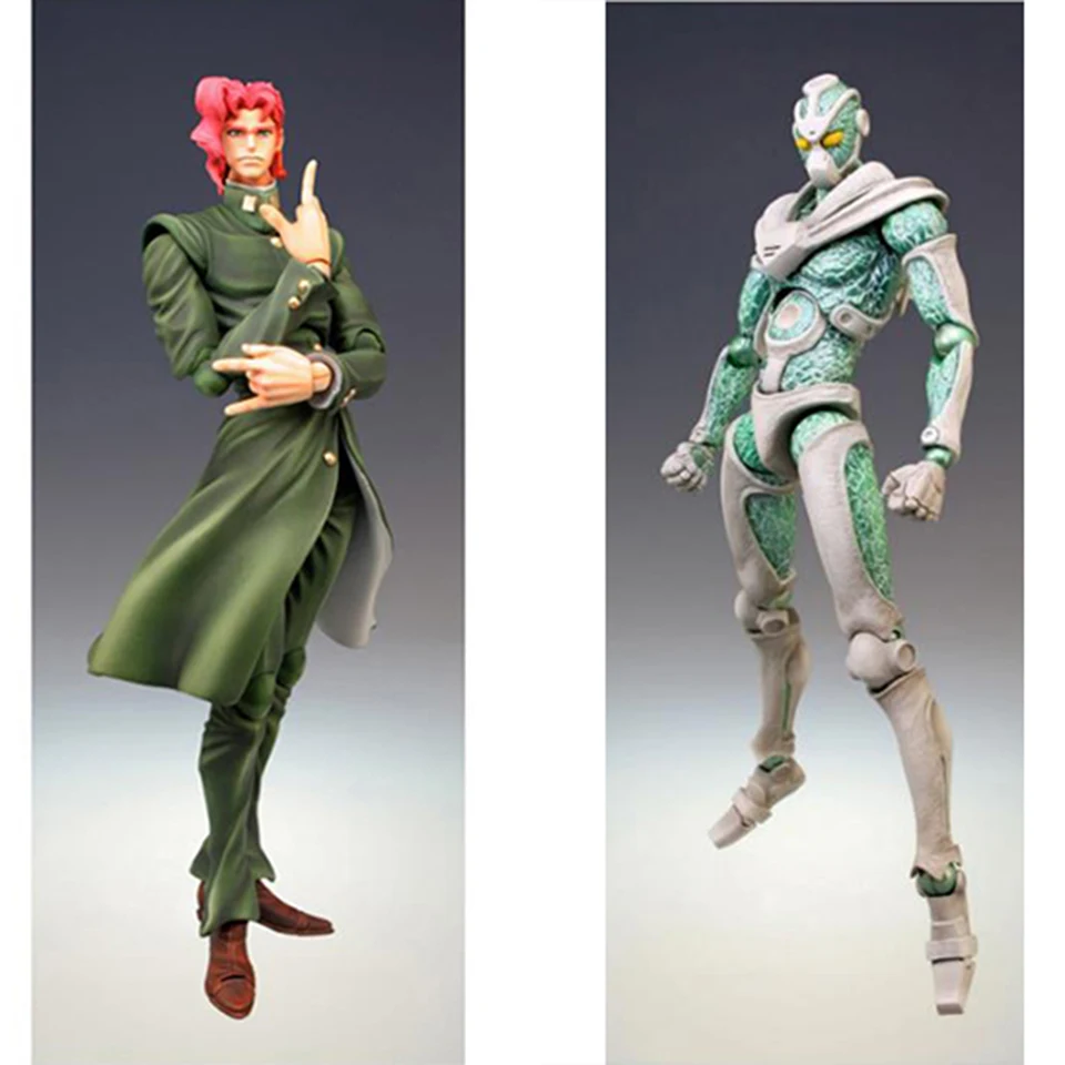 

Tronzo Original Movable Grandista JoJo StardustCrusaders Hierophant Green Kakyoin Noriaki PVC Action Figure Toys For Children