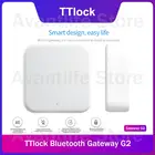 Новый электронный замок TTlock, совместимый с Bluetooth, шлюз G2, замок со сканером отпечатков пальцев, умный дверной замок, работает с Alexa Google Home