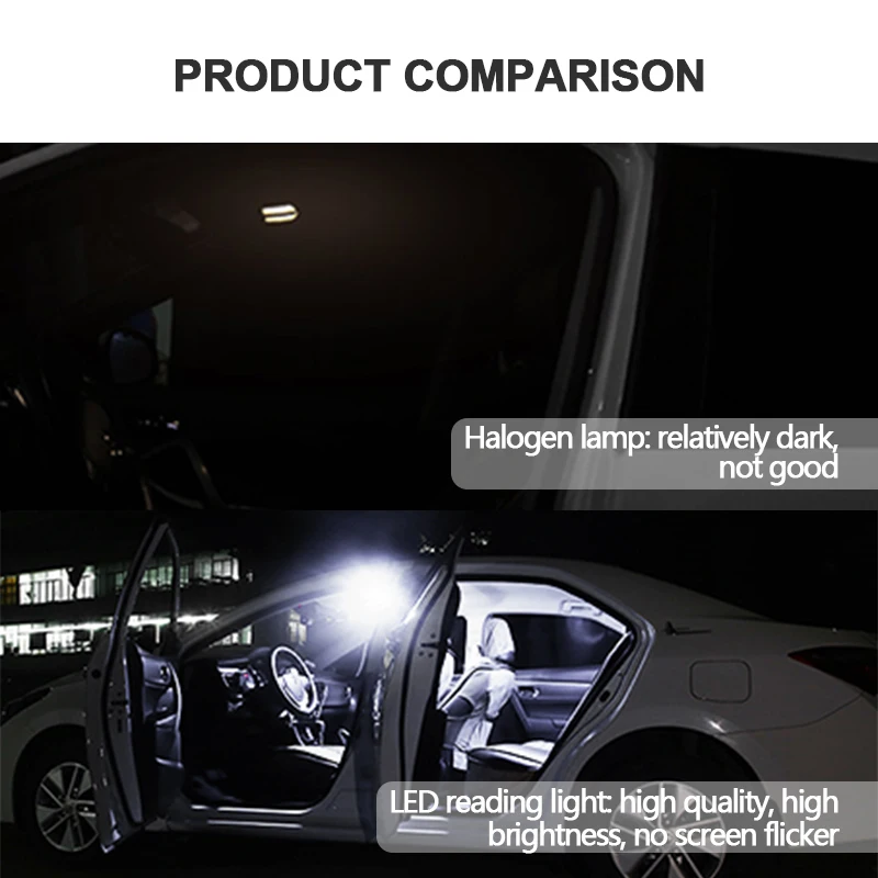 2x светодиодный автомобилей Canbus Error Free чистый белый Лампа светлый купол для BMW E87 E82