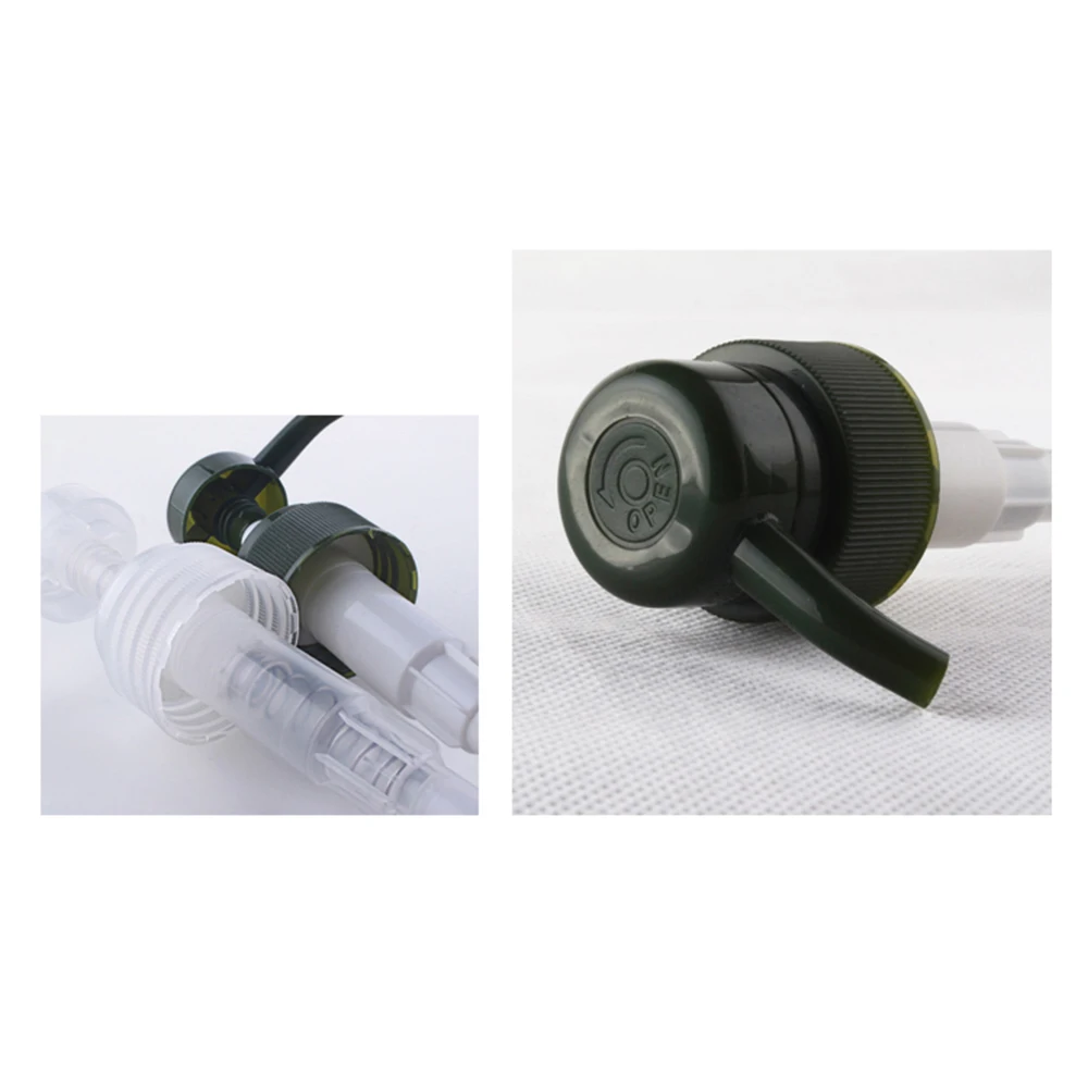 10 шт. лосьон в бутылке насосе нижний пластиковый дозатор квадрат ПЭТ бутылки