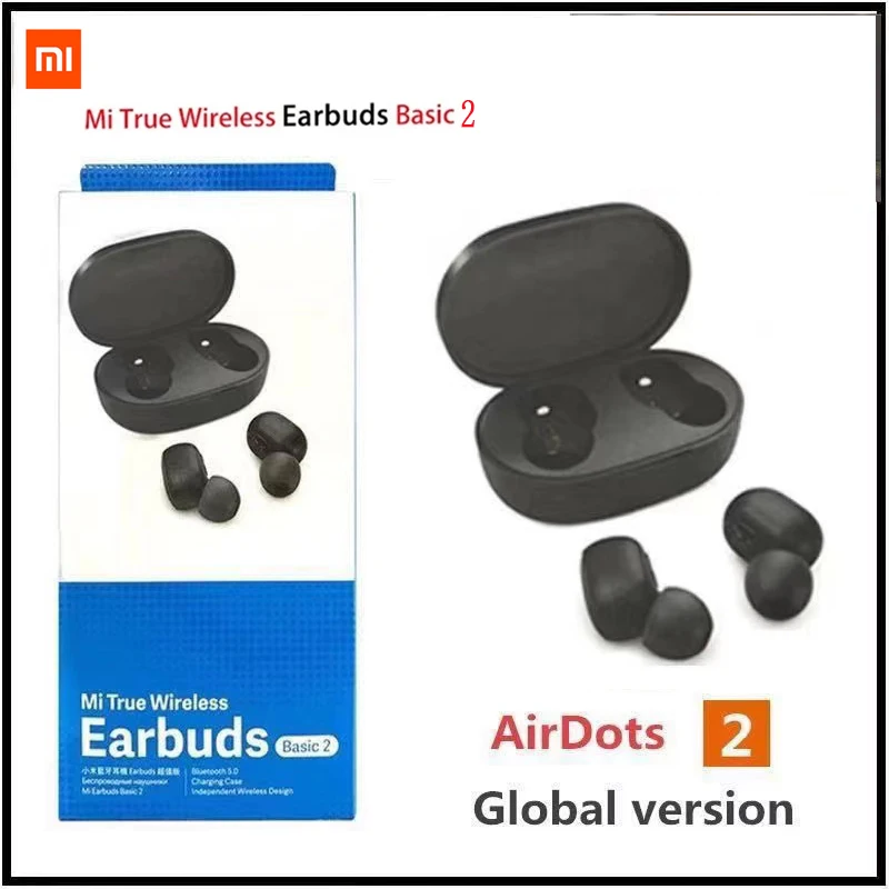 

Original Global Version AirDots 2 TWS Bluetooth Headset Xiaomi Mi Airdots Basic 2 True Wireless Gaming Headset Automatic Link