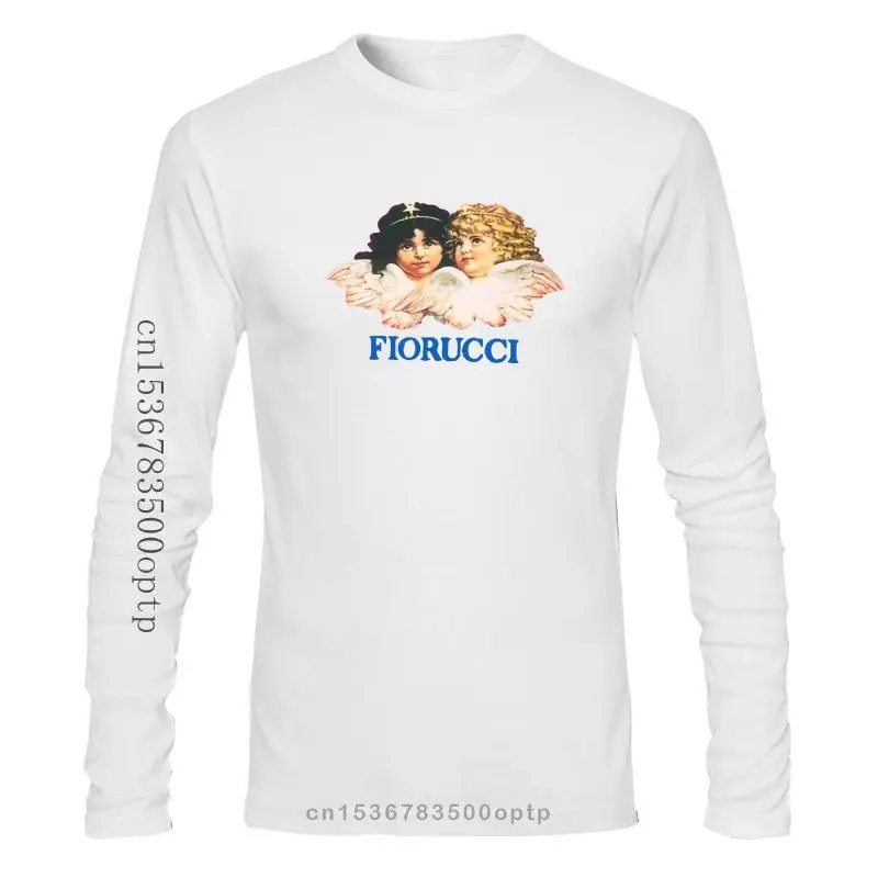

Новая футболка Fiorucci с ангелами, 2021 хлопок, Мужская футболка с круглым вырезом и короткими рукавами, Повседневная футболка