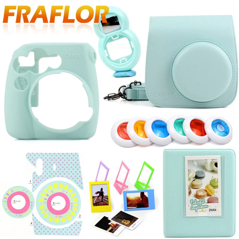 Силиконовый чехол для камеры с чехлом из искусственной кожи фоторамкой и
