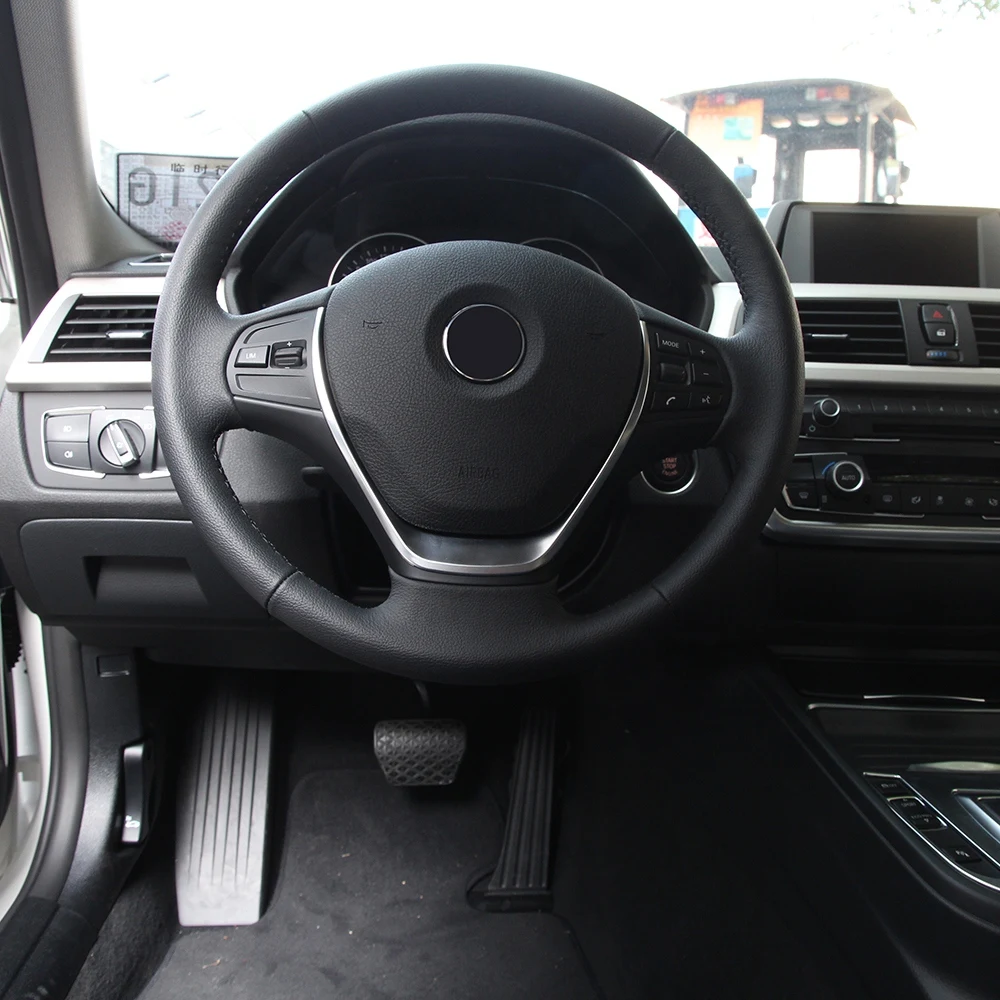 Декоративная накладка на руль наклейка интерьер для BMW 1 3 серии F20 F30 F34 3GT 320i 328i