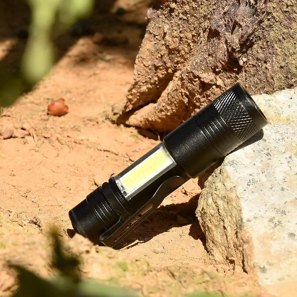 MeterMall наружный мини-портативный мини мощный телескопический зум-фонарь