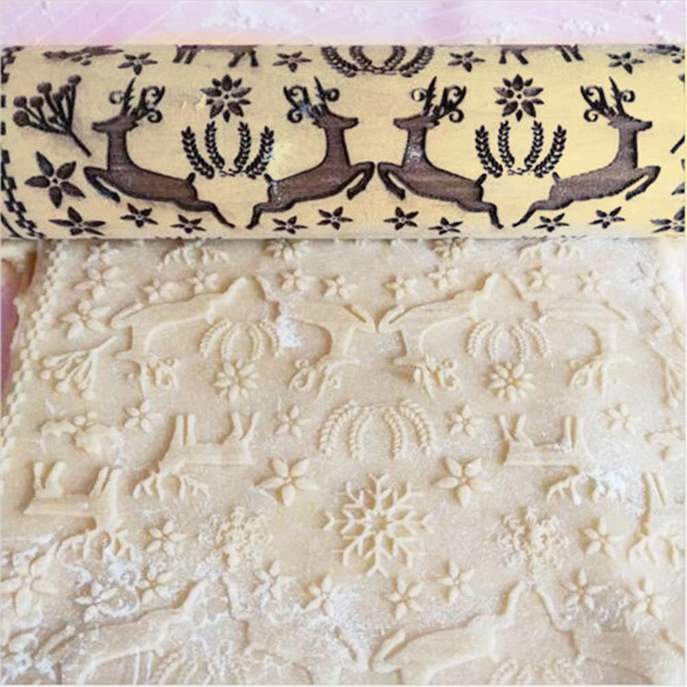 Скалка для печенья из натурального эвкалипта высушенного на воздухе дерева | Дом