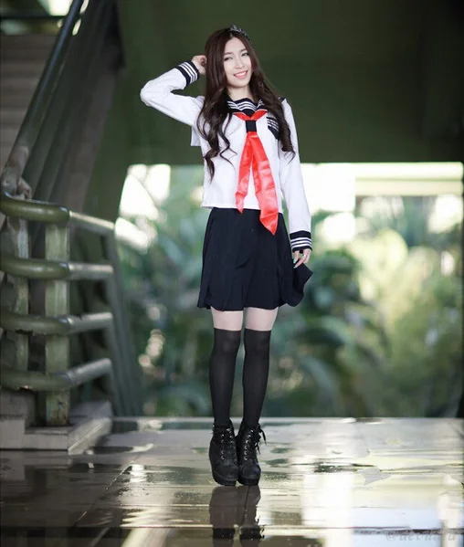 Японский матросский костюм дерзковой девушки jk японский и корейский Школьный