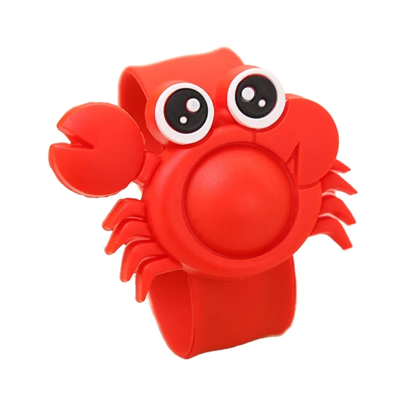 RED Летний мультяшный силиконовый детский браслет от комаров - Цвет: RED