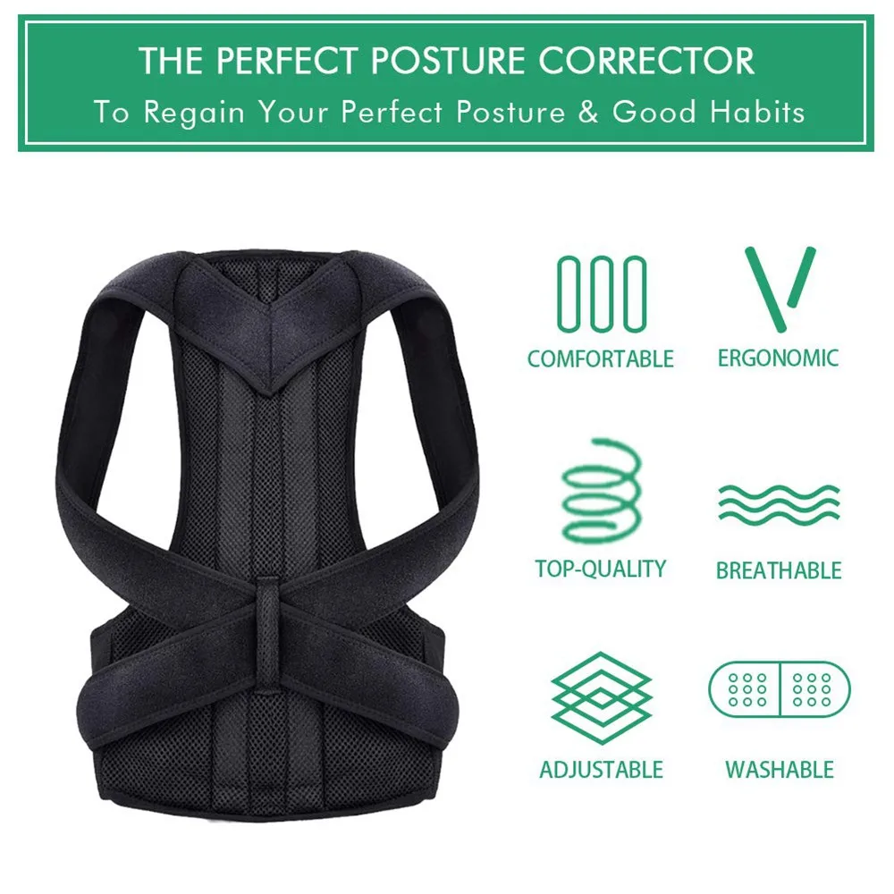 Posture Corrector Back Support Medical Clavicle Posture Corrector Adult Children Back Support Belt Brace Support Back Belt