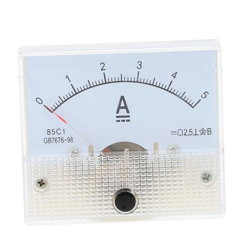

1PCS 85C1-A 1A 2A 3A 5A 10A 15A 20A 30A 50A 75A DC Analog Meter Panel AMP Current Ammeters Gauge