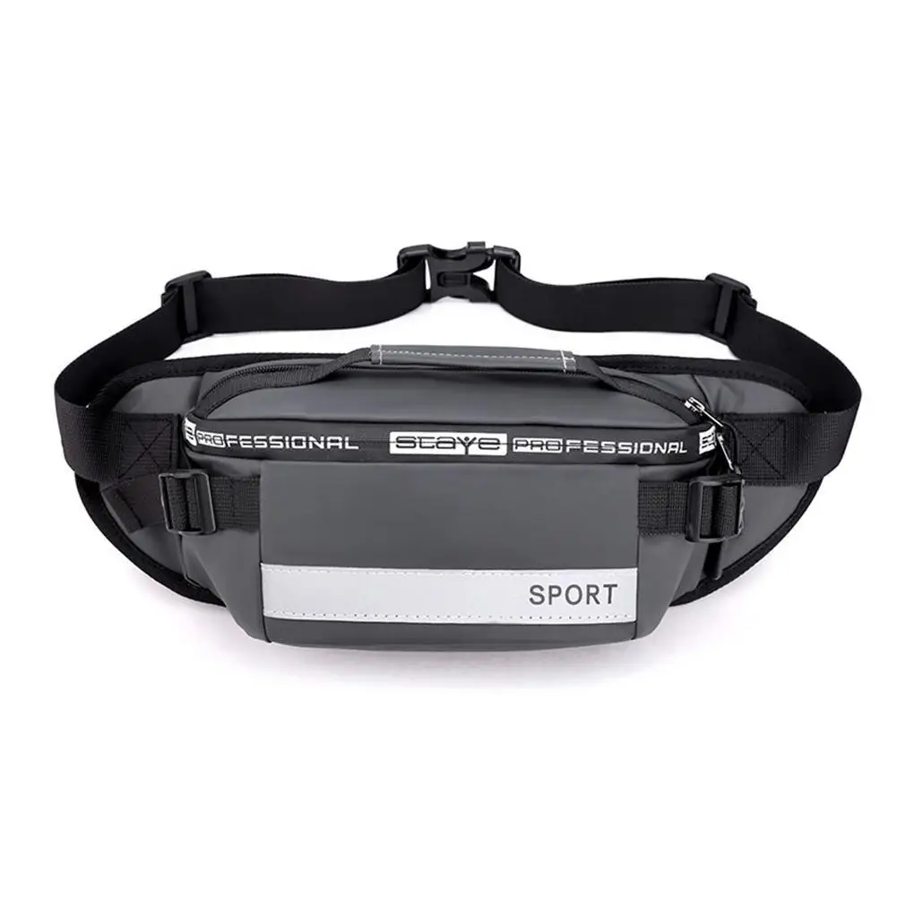 

Multi-purpose Waterproof Casual Chest Bag With Reflective Stripe One-shoulder Pouch For Outdoor