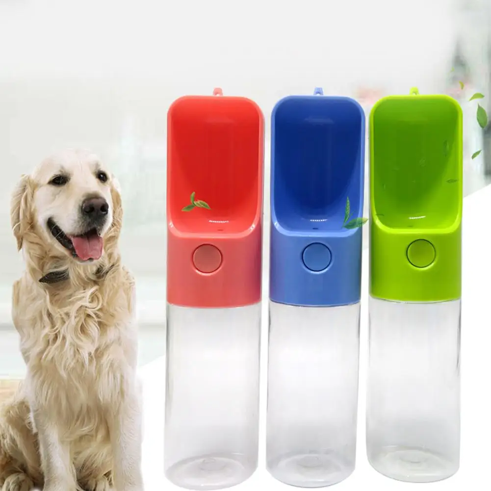Портативная бутылка для воды собак маленьких и больших дорожная поилка щенков