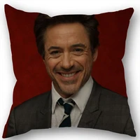 actor downey jr cushion pillow tentofficehome cotton linen zippered pillowcase family home accessories customizable one side