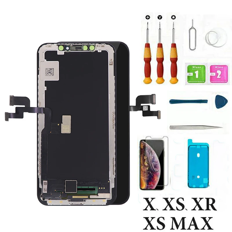 Сменный ЖК экран для iPhone XR XsMax сенсорный панель дигитайзер в сборе с