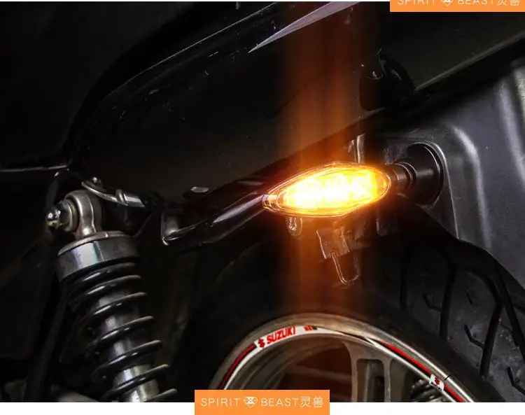 

2pcs/set Motorcycle Signal Lights Waterproof Turn LED Direction Lights