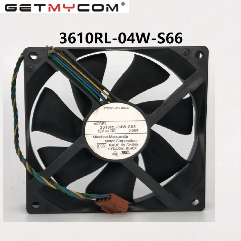 Getmycom оригинальный 3610RL-04W-S66 9 см 12 В 0,56a 4 провода 90*90*25 шкаф для контроля температуры охлаждающий вентилятор радиационный вентилятор