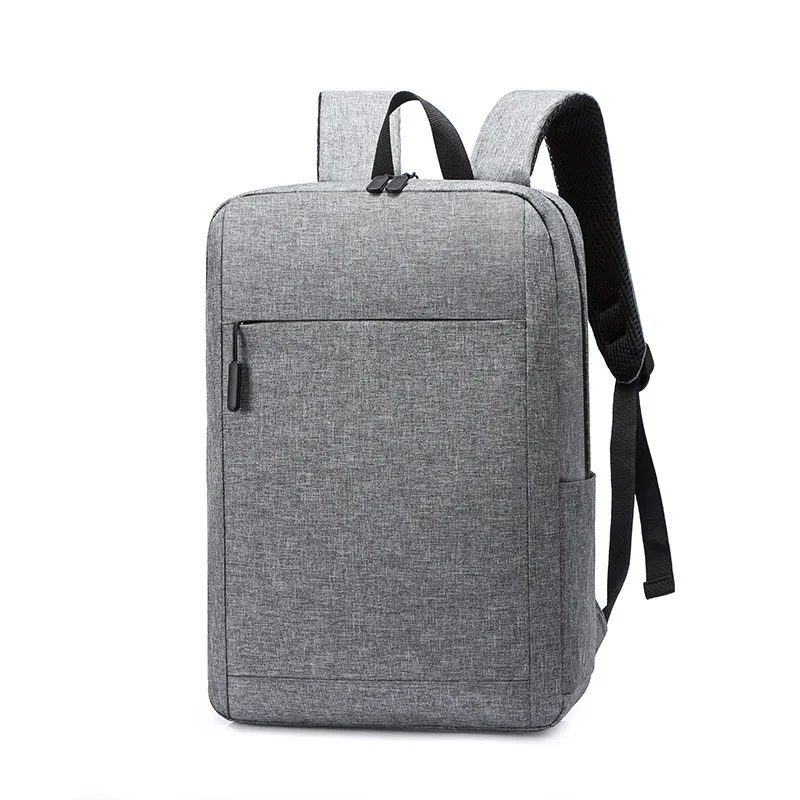 

2021 simple casual backpack men and women lightweight school bag 15.6-inch laptop bag large-capacity business backpack
