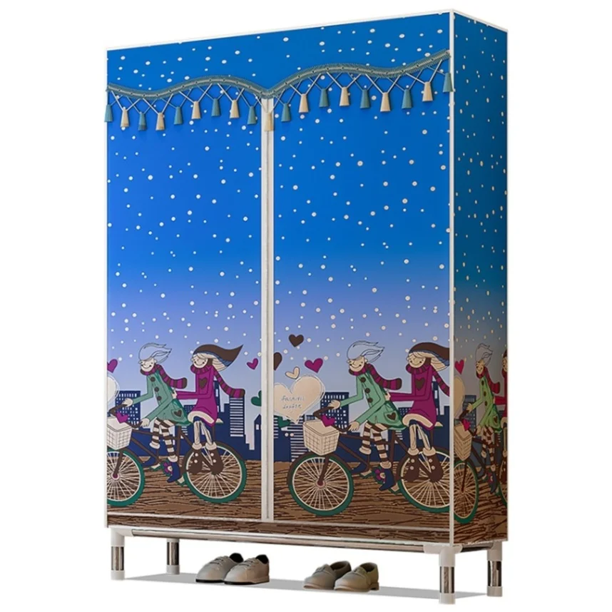 Тканевый шкаф органайзер для хранения одежды флисовый одежды|Шкафы| |