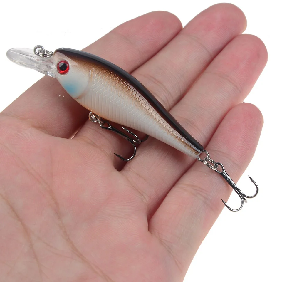 

1PC Mini Crankbait Minnow Fishing Lure Floating Hard Bait 65mm 5g Artificial Bait Fishing Wobblers Swimming Carp Fishing tackle