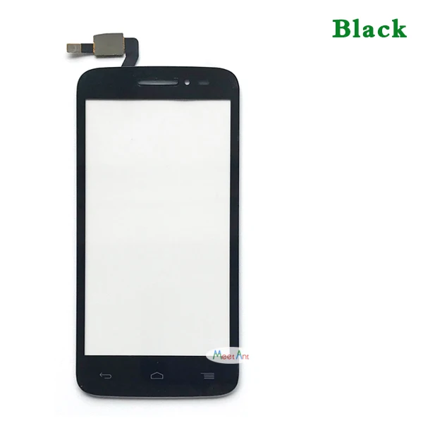 Замена высокого качества 4," для Alcatel One Touch POP 2 5042D OT5042 5042 сенсорный экран дигитайзер сенсор внешняя стеклянная панель объектива - Цвет: Черный