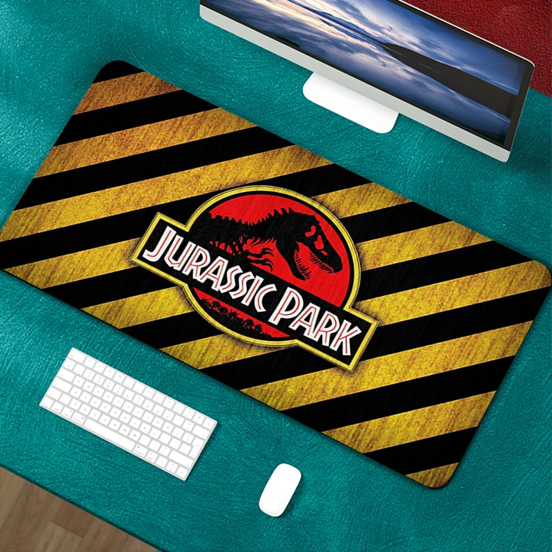 

Jurassic Park Mouse Pad Mat Computer Mousepad 900x400mm Natural Rubber Large Mouse pad gamer Computer Gamer keyboard Desk mat