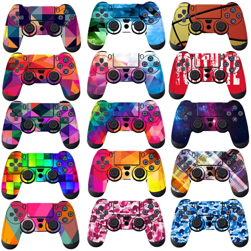 

Decal Cover Skin Sticker For SONY PlayStation 4 PS4 Controllers Anti-slip Protective Skins Stickers Gameing Joystick Accesorios