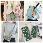 Чехол с ремешком на запястье для Xiaomi Redmi Note 5 6 7 8 Pro 5 Plus Mi A1 A2 Lite 5X 6X