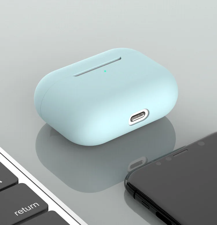 Airpods Pro Чехол для наушников силиконовый защитный чехол Аксессуары для Apple Airpods Pro беспроводные Bluetooth наушники