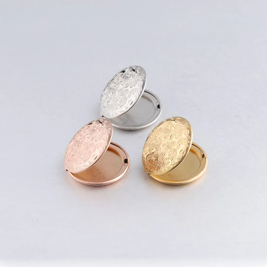 Стальной винтажный цветочный узор Fnixtar медальон для фоторамки подвески сделай