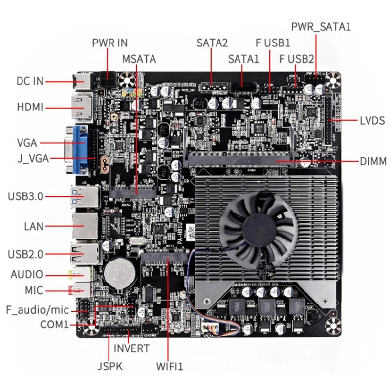 Ультра-тонкий мини-itx Встроенная Материнская плата в Процессор A8 6410 R5 видео
