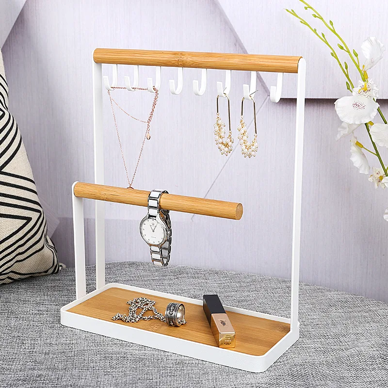 

Earring Rack Female European Jewelry Rack Household Key Storage Rack Desktop Jewelry Display Rack Necklace Ring Storage Rack