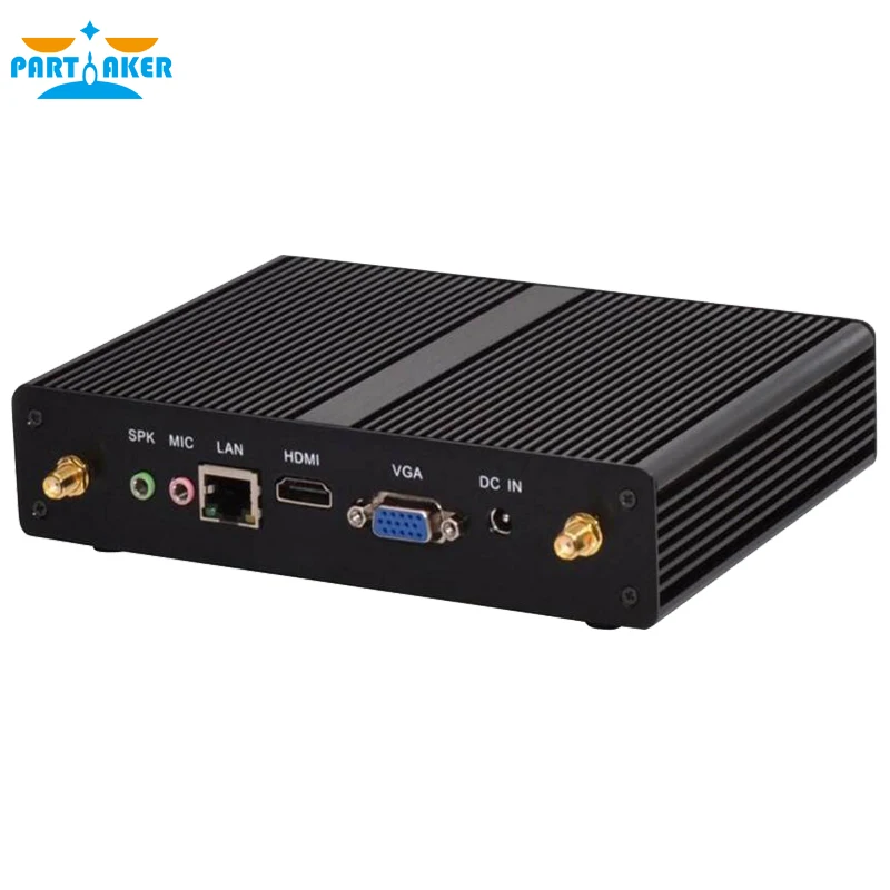 Причастник B6 безвентиляторный мини настольный ПК 3 года гарантии Celeron 2955U HTPC USB 0 HDMI