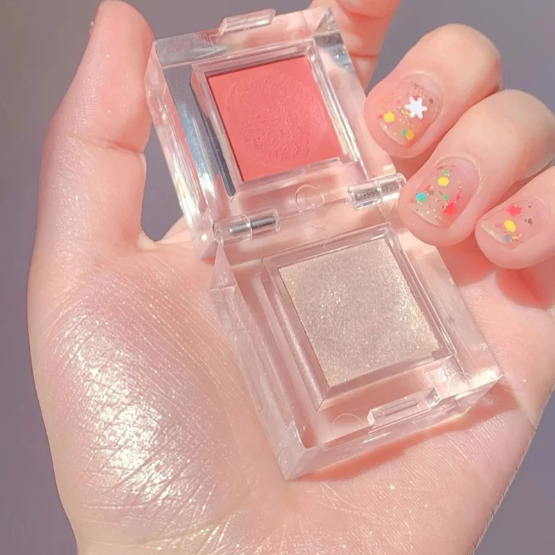 Глянцевая Румяна все в одном стойкая тонкая вспышка осветляет картофельное пюре