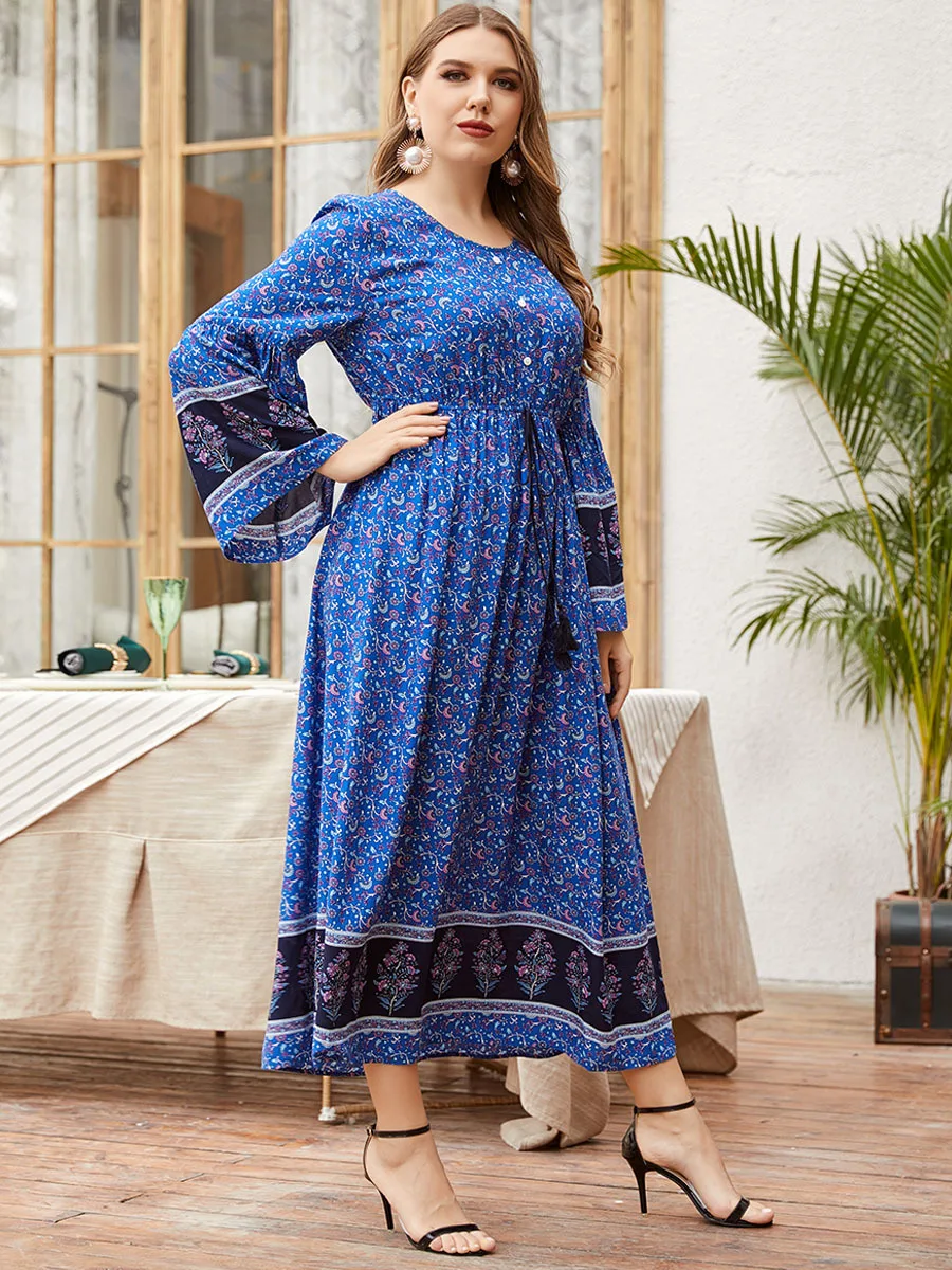 

Eid Mubarak Muslim Abaya Dress Dubai Women Hijab Dresses Turkey Islamic Clothes Caftan Marocain Kaftan Lace-up Vestido Musulmane