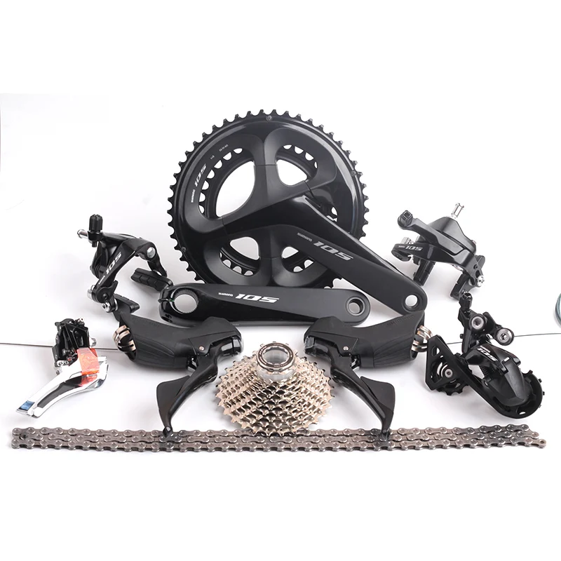 SHIMANO 105 R7000 2x11 22 скоростной дорожный велосипед набор переключатель 50x34T 53x39T 52x36T