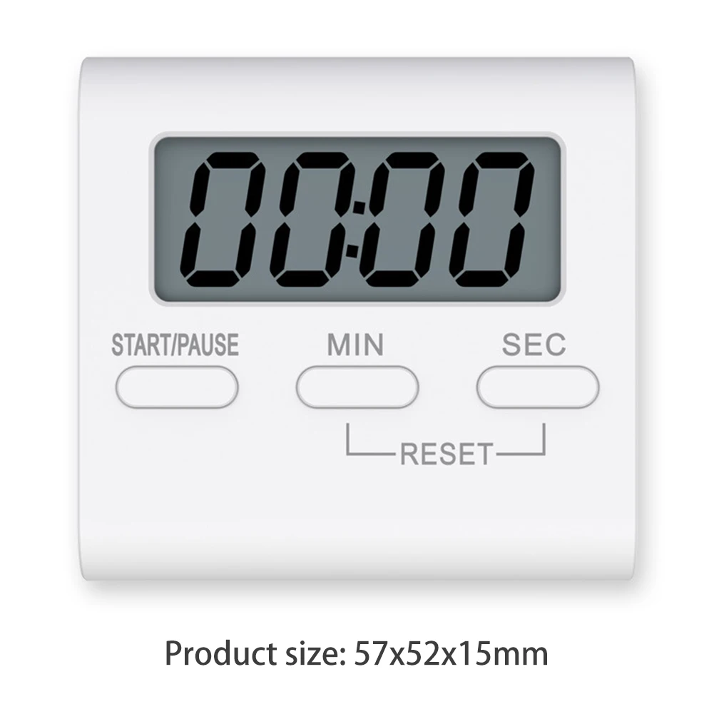 

Mini Electronic LCD Display Timer for Cooking Baking Shower Study Countdown Clock Sleep Stopwatch Kitchen Clock Timer