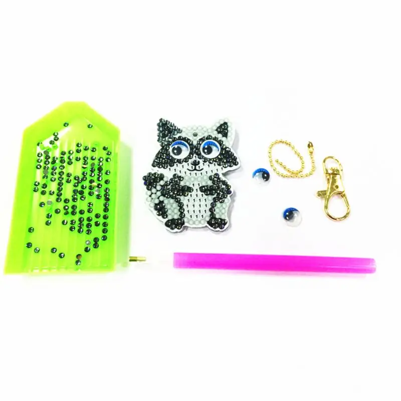 Брелок для ключей сделай сам с мультяшными животными | Игрушки и хобби