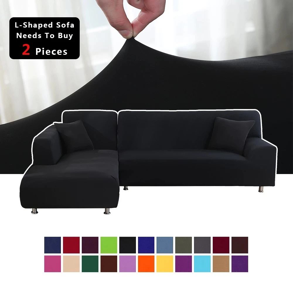 

Чехол для дивана L-образной формы, эластичное покрытие для угловой мебели гостиной