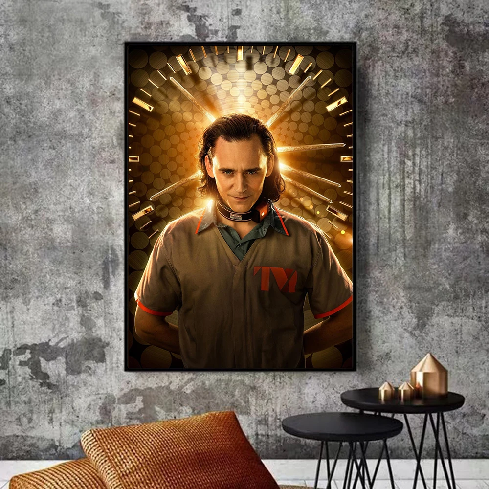 Популярный постер Disney Marvel Loki новинка ТВ сериал драматическая фигурка Картина на
