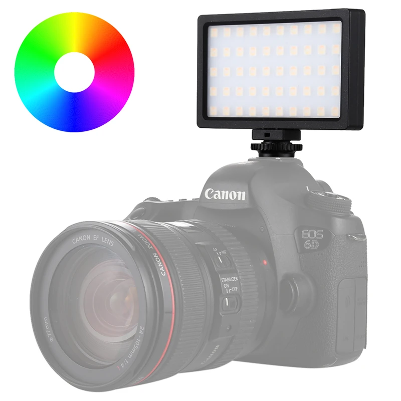 Карманный 100 светодиодов лм RGB Полноцветный с регулируемой яркостью