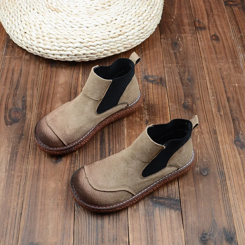 Ботинки мартинсы женские высокие на толстой подошве в стиле ретро|Женские