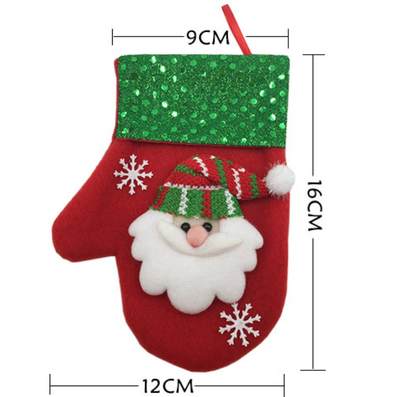 Рождественские перчатки елочные Подвески рождественские украшения для стола