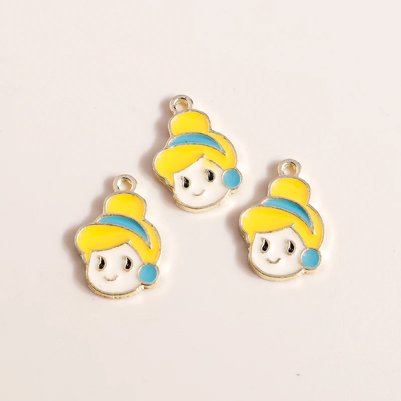 10 шт. эмалевые подвески для мальчиков и девочек 12 х13 мм | Украшения аксессуары